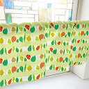 のぼり屋工房 カフェカーテン 色んな形 葉っぱ 800×450mm 緑・41112 (1391168)