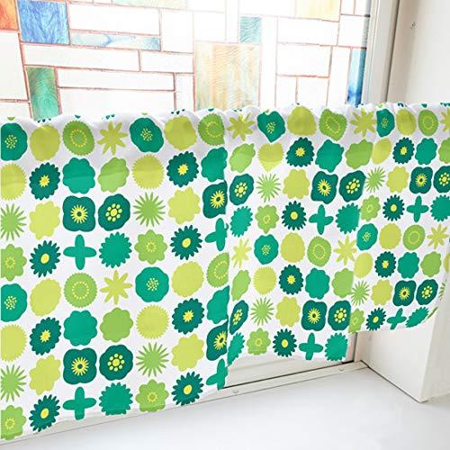 NOBORIYA のぼり屋 カフェカーテン モチーフ 800×450mm 緑・41196 (1391210)