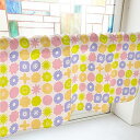 のぼり屋工房 カフェカーテン モチーフ 800×450mm ベージュ・41200 (1391212)