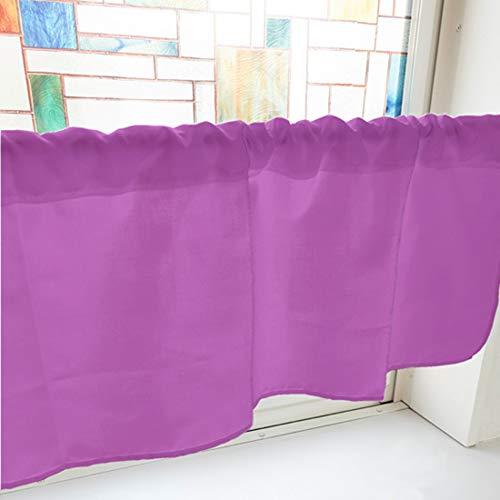 NOBORIYA のぼり屋 カフェカーテン 紫 DIC486 800×450mm 41776 (1391500)