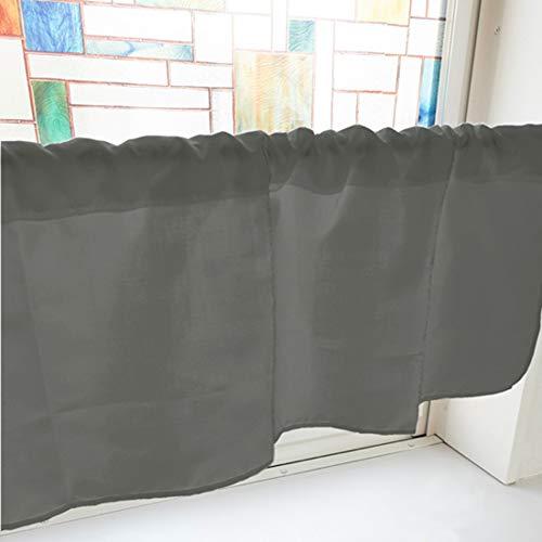 のぼり屋(Noboriya) カフェカーテン モノトーン DIC546 800×450mm 41792 (1391508)