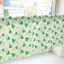のぼり屋(Noboriya) カフェカーテン クローバー 800×450mm ベージュ・40816 (1391020)
