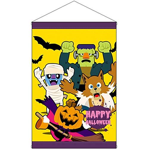 NOBORIYA のぼり屋 タペストリー HAPPY HALLOWEEN キャラ集合 40136 (1384880)