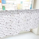 のぼり屋工房 カフェカーテン 半円 800×450mm 紫・41040 (1391132)