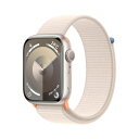 APPLE アップル アップル / APPLE Apple Watch Series 9 GPSモデル 45mm MR983J/A [スターライトスポーツループ...