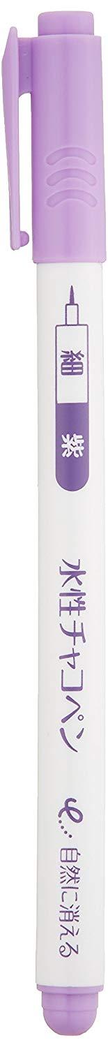 クロバー(Clover) クロバー 水性チャコペン(紫 細) 24-416