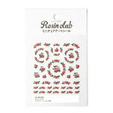RESIN CLUB レジンクラブ ミニチュア ティーセット(赤) (両面印刷) RC-MNT-003 (1688436)
