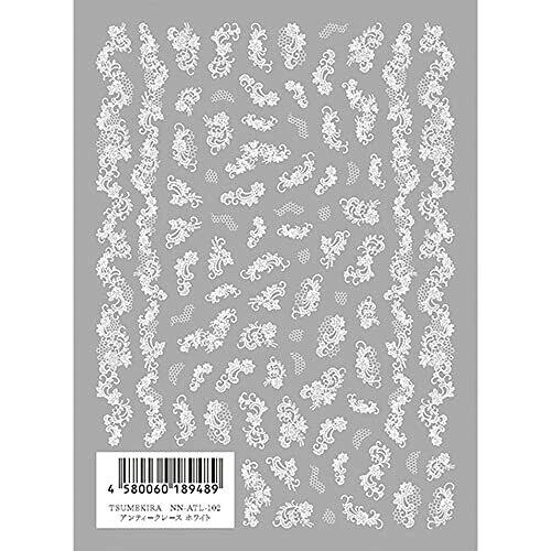 ツメキラ tumekira TSUMEKIRA(ツメキラ) ネイルシール アンティークレース ホワイト NN-ATL-102 (1726603)