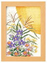 オリムパス製絲(Olympus Thread) オリムパス 12ケ月の花風景 9月 お月見の花飾り 7553 (1768844)