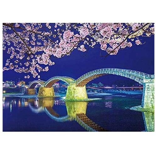 アップルワン ジグソーパズル 日本風景 錦帯橋 宵桜 500-268 (1710150)