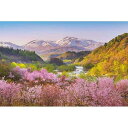 アップルワン ジグソーパズル 日本風景 春茜 月山と大山桜 1000-910 (1951279)