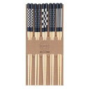 FUJIBOEKI 不二貿易 お箸5本セット 和モダン 品番:14950 品番:14950【入数:10】