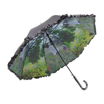 Umbrella - ユーパワー 名画フリルジャンプ傘(晴雨兼用) モネ「散歩」 AU-02610 (1566128)