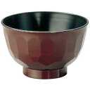福井クラフト(Fukui Craft) 福井クラフト 無地亀甲汁椀 溜 32602530 (1874502)