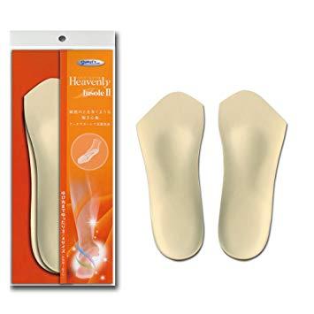村井 ヘブンリーインソール2 (靴用中敷き) 3/4ソール ベージュ S (7222bm)