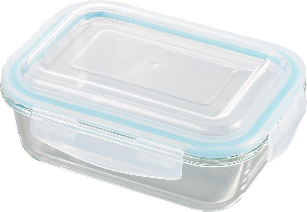 ヨシカワ(Yoshikawa) グラスコンテナ4点ロック式ガラス保存容器640 SJ2531 (1285913)