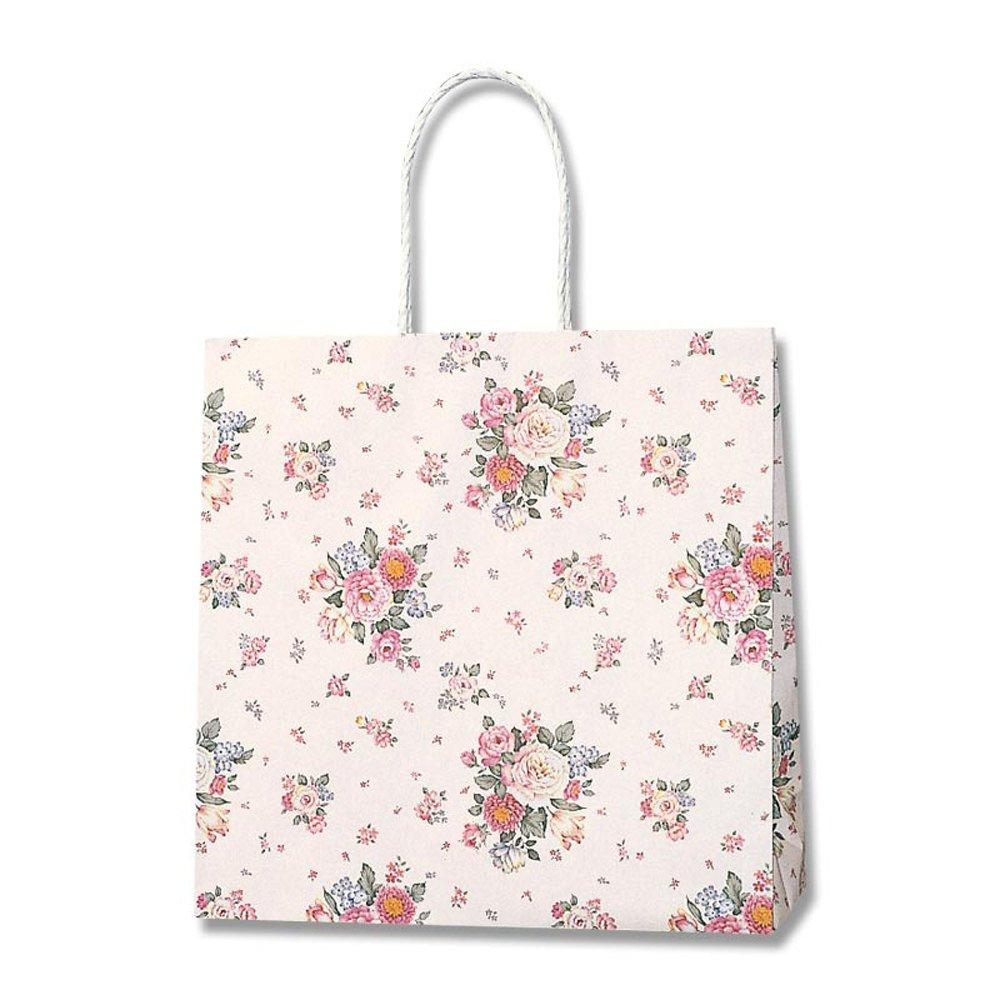 シモジマ(shimojima) シモジマ ヘイコー 手提 紙袋 Pスムース 3才 ローズブーケ 32x11.5x32cm 25枚 003..