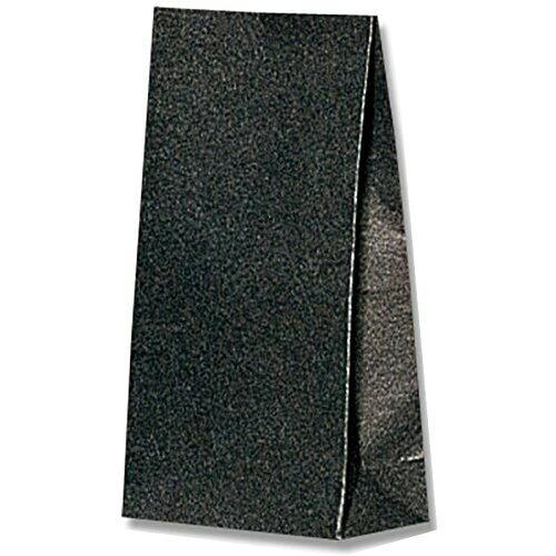 シモジマ(shimojima) HEIKO 紙袋 角底袋 ファンシーバッグ S2 黒無地 100枚 003074200 1パック(100枚入)