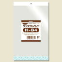 シモジマ OPP袋 クリスタルパック ヘッダー付 H B4 100枚 006755300 1パック(100枚入)