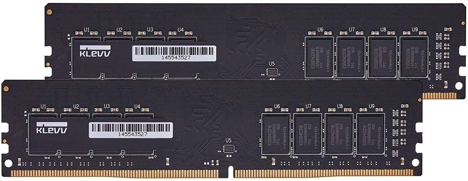 エッセンコアクレブ KLEVV デスクトップPC用 メモリ DDR4 3200Mhz PC4-25600 8GB x 2枚 16GB キット 288pin SK hynix製 メモリチップ採用 KD48GU881-32N220D