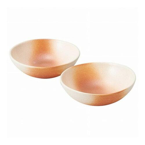 信楽焼 火色小鉢ペア Hir-5p