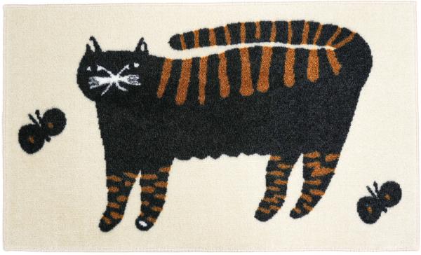 クリーンテックス emoemo emoemo ねこさんぽ ブラック 45x75cm