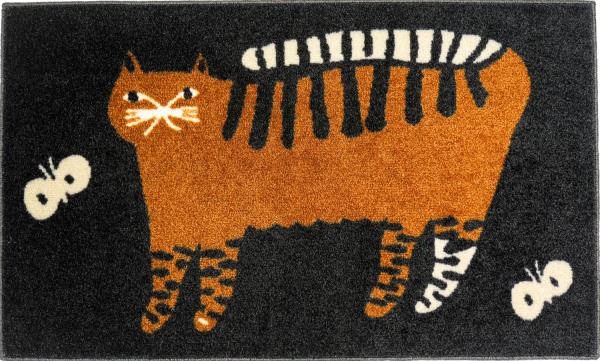 クリーンテックス emoemo emoemo ねこさんぽ ブラウン 45x75cm