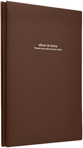 ナカバヤシ フエルアルバムDigio ドゥファビネ ビス式/A4サイズ ブラウン アH-A4D-161-S