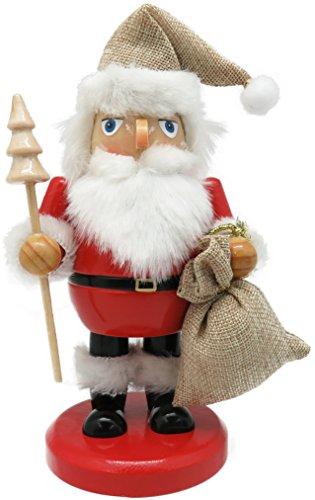 丸和貿易 クリスマス 飾り ナッツクラッカーオブジェ ナチュラルサンタ S 400826002