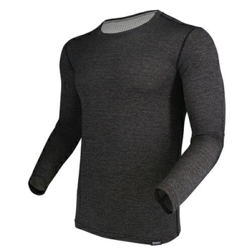 おたふく手袋(Otafuku Glove) オタフク JW-609 ロングスリーブ クルーネックシャツ黒 3L