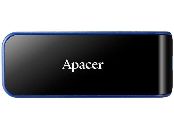 Apacer ＜AH356＞USB3.2対応 128GB スライド式 ブラック 5年保証(AP128GAH356B-1)