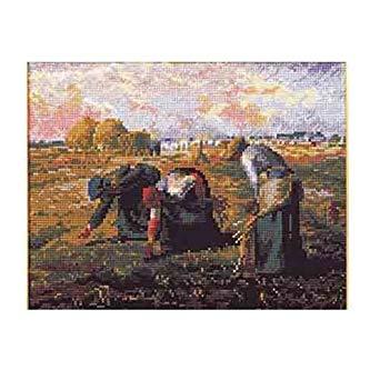 オリムパス製絲(Olympus Thred) ししゅうキット 7028(キャメル) アートギャラリー 「落穂拾い」ミレー作 (4485g)