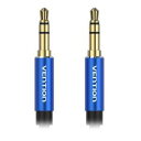 VENTION 3.5mm Male to Male オーディオケーブル コットンアミ 1M Blue アルミニウム合金(BA-4520)