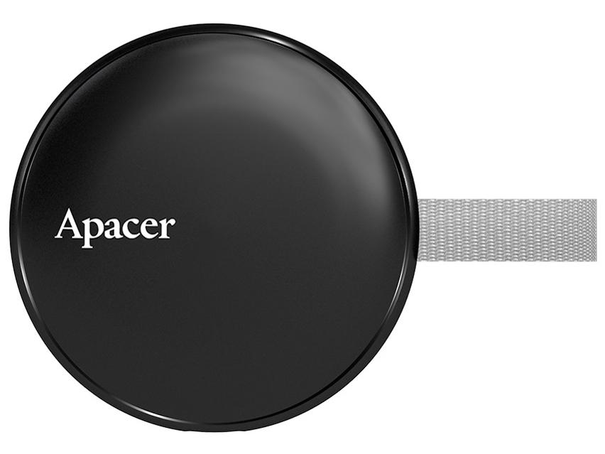 Apacer Technology ＜AS725＞MagSafe対応 ポータブル SSD USB3.2 Gen 2 USB-C 3D NAND 512GB R/W:1000MB/s 3年保証(AP512GAS725B-1)