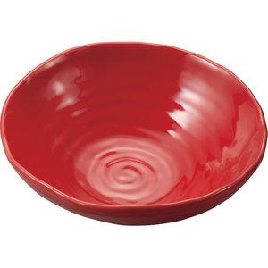 波佐見焼 ナチュラルカラー サラダボウル レッド 004-174M