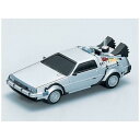 青島文化教材社(AOSHIMA) 12プルバックデロリアン2 1/43 ムービーメカ No.12 バック・トゥ・ザ・フューチャー プルバック デロリアン PartII