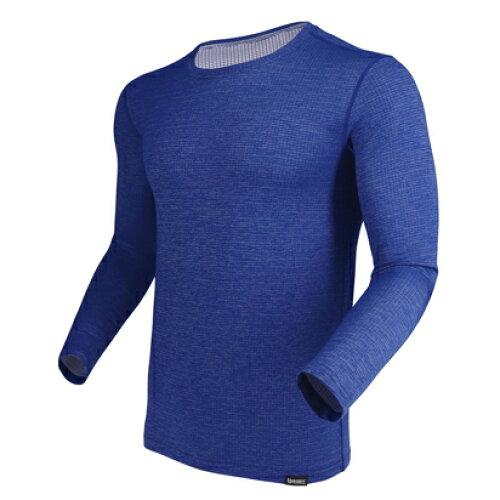 おたふく手袋(Otafuku Glove) オタフク JW-609 ロングスリーブ クルーネックシャツ 紺 M