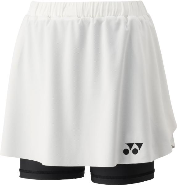 YONEX ヨネックス ウィメンズスカート(インナースパッツツキ) (26181) [色 : ホワイト] [サイズ : M]