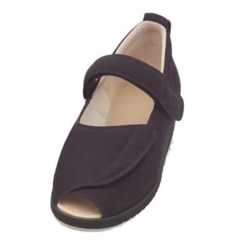 徳武産業 オープンマジックII 1015 片足 3L ブラック 右足 224501 W0661 (2161783)