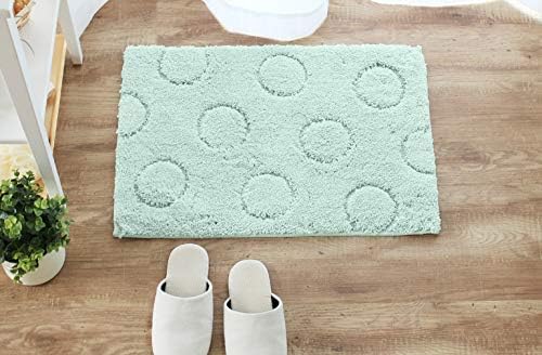 GreOne マット・ラグ シルクロ 45X65 ライトブルー