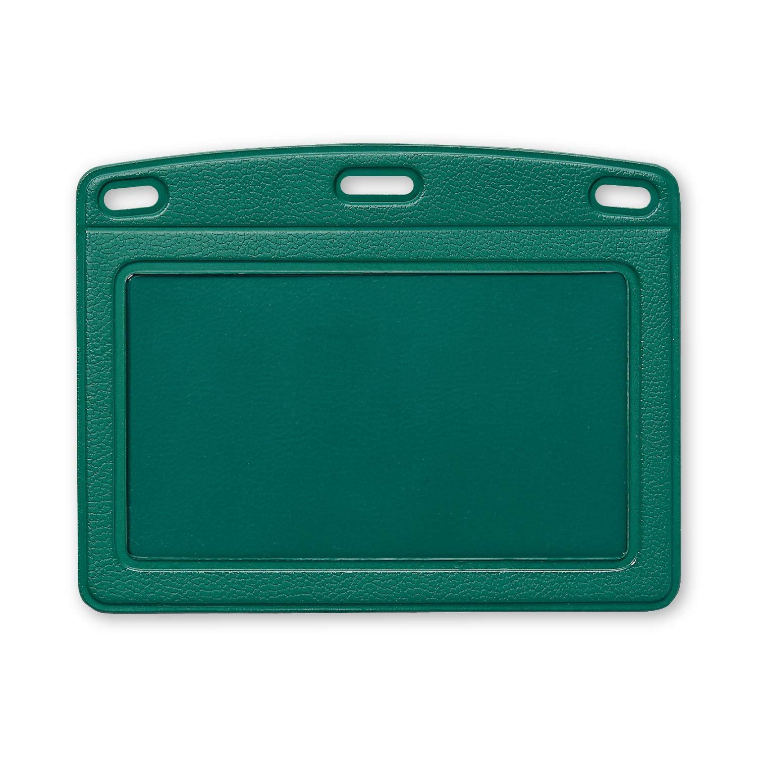 Rakuten - オープン工業 名札ケース レザー調 10枚 緑 NB-360-GN