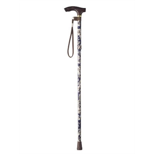 幸和製作所 ハッピーステッキ (折りたたみ杖高さ調節付)(EOP-107 ネイビー)