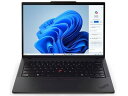 LENOVO レノボ 21ML000SJP Lenovo ThinkPad T14 Gen 5 Windows 11 Pro 14.0型(インチ) Core Ultra5 メモリ16GB SSD 256GB 1920×1200 Webカメラ有り Bluetooth v5.3 Office有り(試用版) 1.6~2.0kg ブラック系