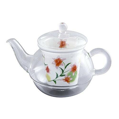 東洋セラミックス(Toyo Ceramic) 有田焼 セランドグラス おしゃれポット 誕生花 7月 百合 300cc KA-200..