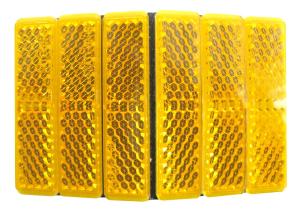 サギサカ CATEYE / リフレクター 前・後 / レフテール 多目的 両面テープ貼付 / イエロー