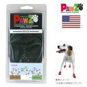 Ranger's 正規輸入品 アメリカ Pawz Dog Boots社製 ポウズ ラバー・ドッグ・ブーツ MEDIUM ブラック PZ3BLK (4927bt)