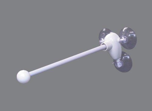 NOBORIYA のぼり屋 E器具 887 フラッグ用ポール 3個吸盤式 割パイプ式 43cm (1352167)