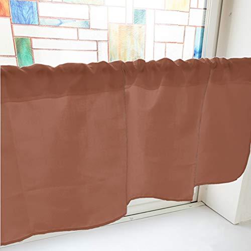 NOBORIYA のぼり屋 カフェカーテン 茶 DIC329 800×450mm 41708 (1391466)