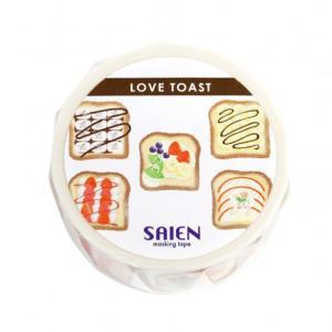 樂天商城 - カミイソ産商 【2024年春新作】マスキングテープ LOVE TOAST 「Sweets」 20mm (UR4065)【入数:10】