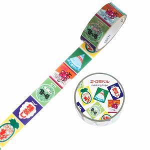 カミイソ産商 【2024年春】 販促ラベルマスキングテープ くだもの? 15mm (UR4557)【入数:20】